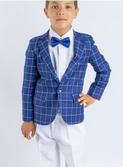 Costume enfant mariage bleu et blanc  pour mariage