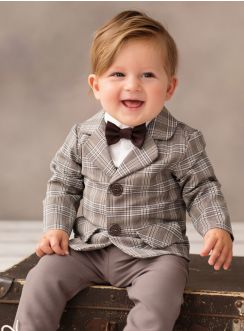 veste mariage baptême bébé garçon champêtre chic