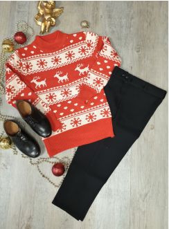 Tenue de Noël garçon flocon