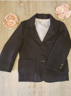 Veste costume bébé garçon noir mariage soirée