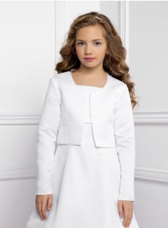Veste blanche communion mariage ou soirée pour enfant