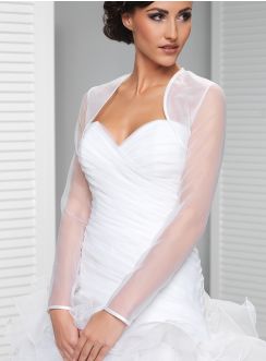 Boléro femme pour mariage blanc pas cher