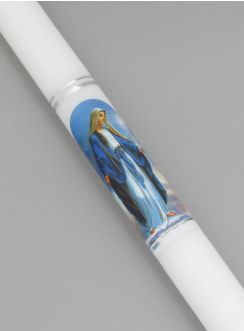 bougie la Vierge Baptême mariage communion