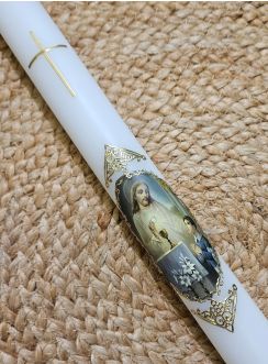 Cierge de première communion garçon personnalisé