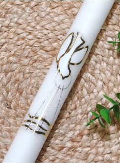 Cierge Chrétien Colombe de l'Esprit Saint moderne