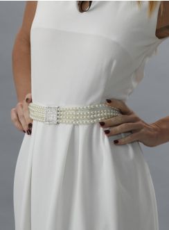 Ceinture en perles femme
