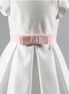 Ceinture de cortège fille ou femme noeud plat