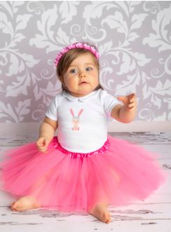 Ensemble Pâques Polo et tutu bébé fille
