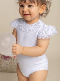 body été fille à froufrou dentelle