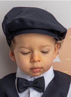 Casquette petit garçon bleu marine