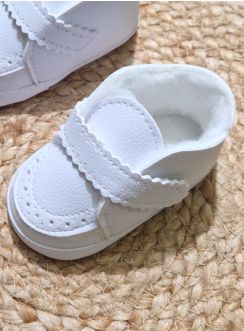 chaussons de baptême hiver fourré pour fille ou garçon