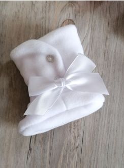 Chaussons botte bébé fille polaire
