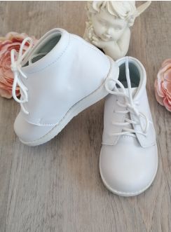 chaussure de marche botillon blanc bébé garçon