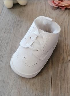 Chaussons baptême hiver bébé garçon Jauris fourrés