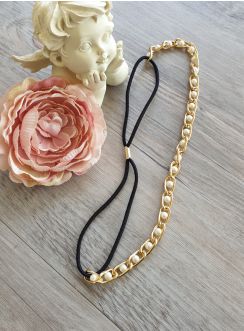 bandeau perle et strass