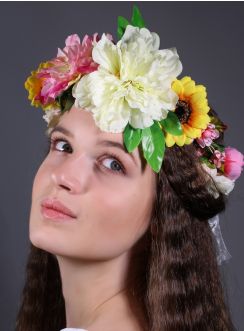 couronne de fleurs thaitienne