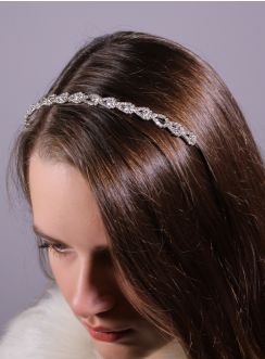serre tête avec strass pour soirée mariage cérémonie