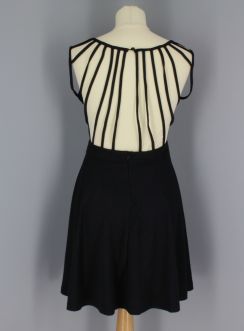 Robe de soirée noire courte femme Doumia