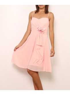 habit de ceremonie femme rose poudre