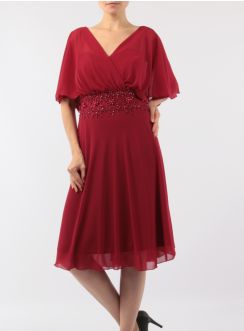 Robe de soirée courte femme grande taille Angélina