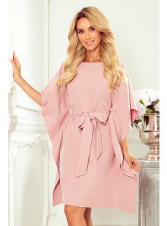 Robe femme mariage, soirée kimono rose