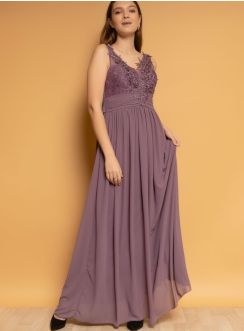 Robe de cortège femme pour mariage MAUVE VIOLETe