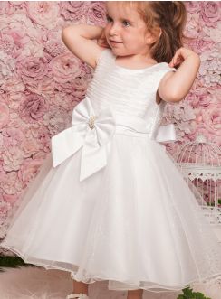Robe baptême bébe et fillette Katia
