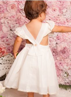 Robe bretelle cérémonie petite fille