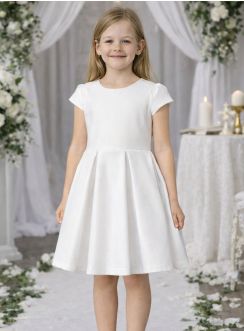 Robe cérémonie fille mariage Susie blanche