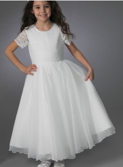 Robe de cérémonie dentelle pour enfant