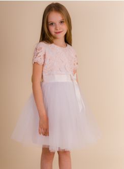 Robe de cérémonie fille rose