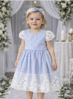 Robe cérémonie fille Juliana + bandeau