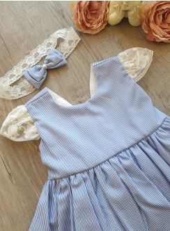 Robe cérémonie fille Juliana + bandeau
