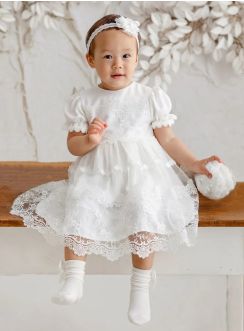 Robe de baptême dentelle