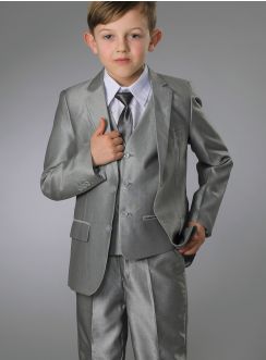 Costume enfant gris argent mariage discount g0009g