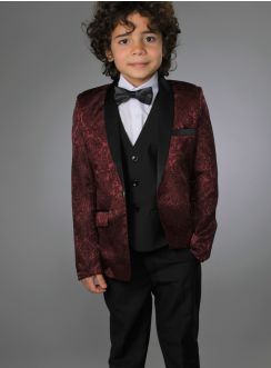 Costume garçon complet avec noeud papillon pour mariage ou gala