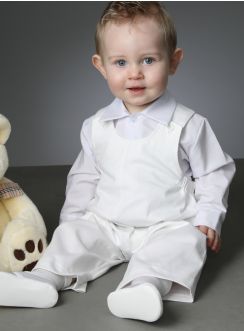 tenue baptême mariage bébé garçon blanche