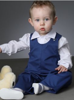 Tenue mariage bébé garçon bleue marine