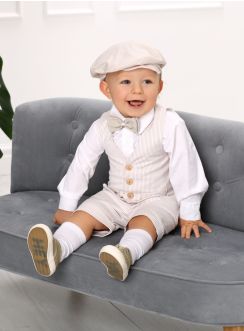 Costume bermuda pour bébé garçon mariage baptême