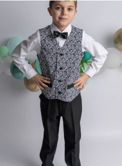 tenue cérémonie mariage garcon noir smart