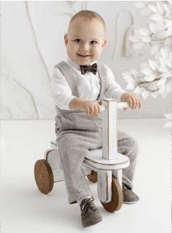Tenue garçon cérémonie 3 pièces – Collection Milan