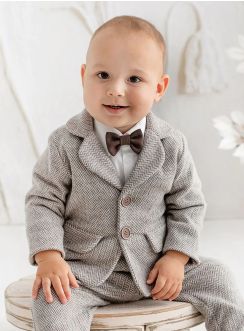 Costume bébé garçon cérémonie hiver – Collection Milan