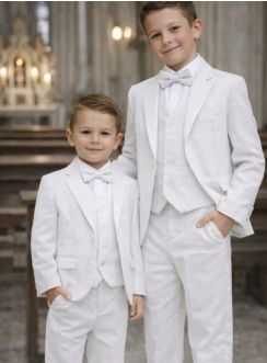 Costume blanc garçon cérémonie – Baptême, Communion & Mariage