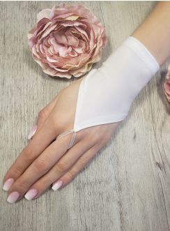 gants Mitaines de communion blanches ou ivoires pas cher