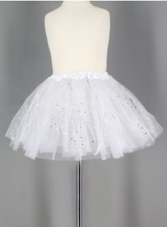 Jupon tulle  blanc strass paillette pas cher et superbe !
