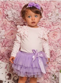 culotte tutu et son  bandeau bébé fille