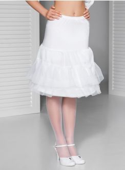 Jupon mariage court et tulle 1 cerceau circonférence 140cm