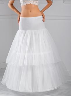 Jupon mariage tulle 2 cerceaux circonférence 260cm