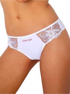 String de Mariage - String mariage broderie florale REGIA