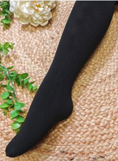 Collants noir bébé et enfant lycra